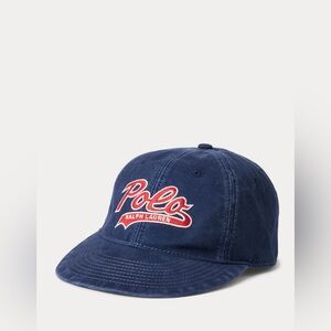 Polo Ralph Lauren Logo Washed Twill Ball Cap